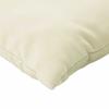 2 Piece Pallet Cushion Set Cream White Oxford Fabric