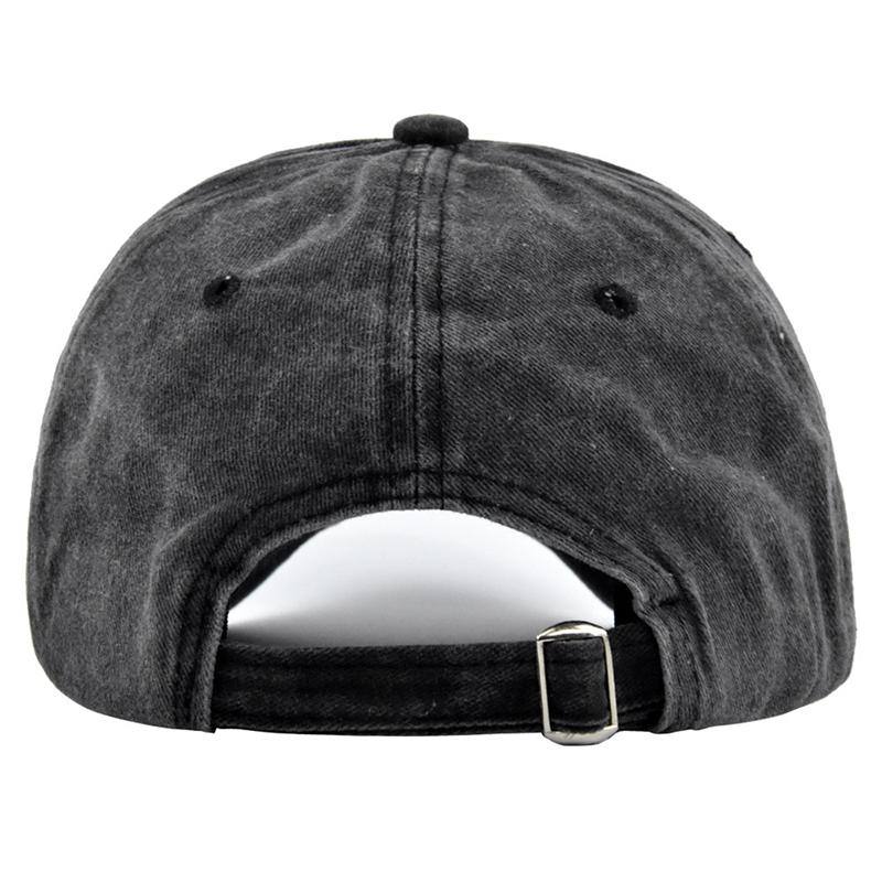 Unisex Vintage Baseball Cap with Letter Embroidery and Adjustable Snapback for Spring and Summer