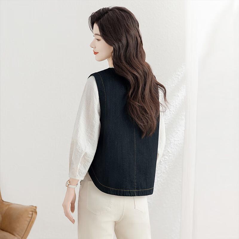 Women's Retro Loose Denim Vest