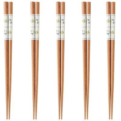 Glückliches Set von Made in PID4128 J-kitchens Essstäbchen, 5, Material Holz, Essstäbchen, Japan,