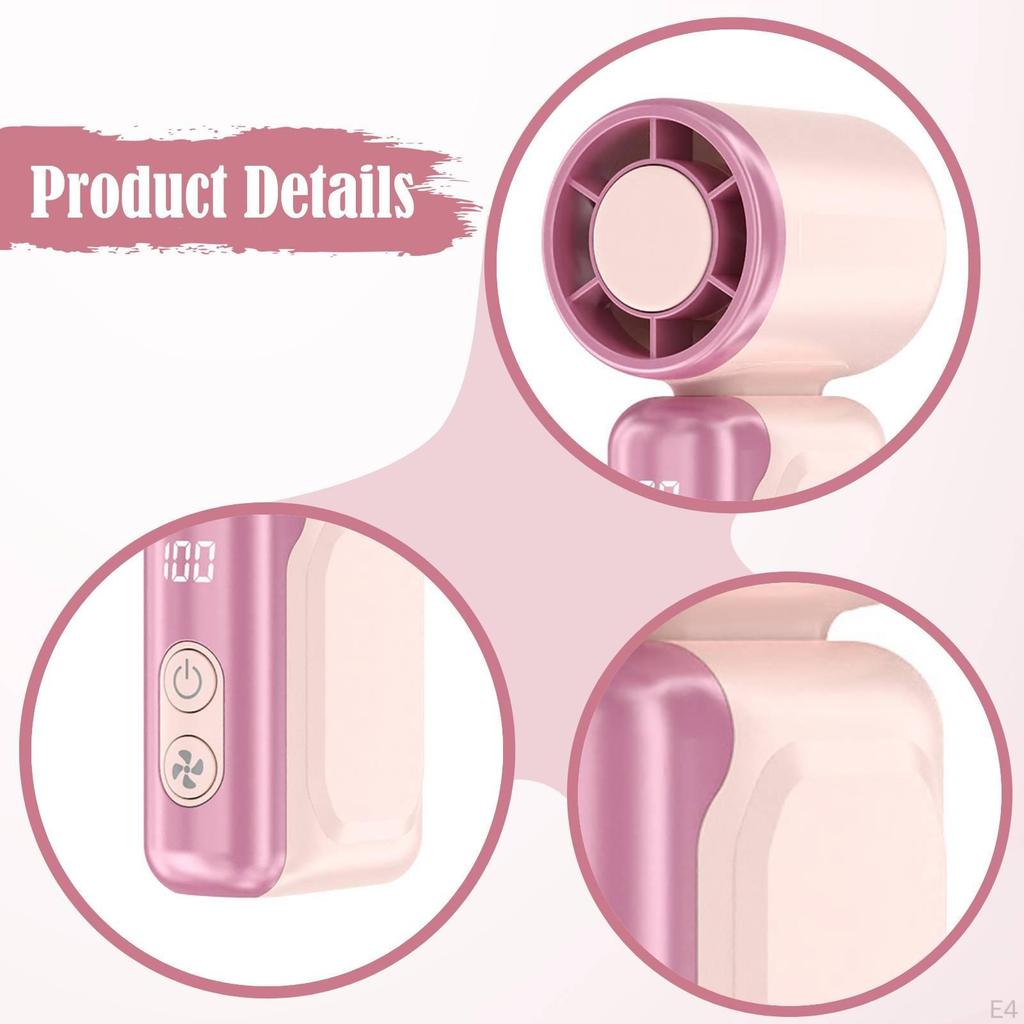Portable Fan with Strong Wind (18000 RPM), Practical And Temperature Adjustment for Camping,