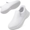SOARHOPE Most Kitchen Shoes for Chef Kitchen Easy To Put On and Take 3E White [The World's Non-Slip Standing] Shoes, Shoes, Slip-On, Off, Waterproof,