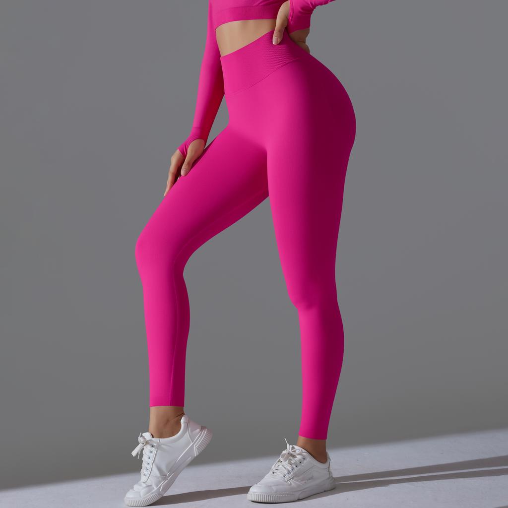 Nessaj Women Seamless Bubble Butt Sports Leggings Push Up Hip Lifting Elastic Fitness Tights Quick Dry Yoga Leggings