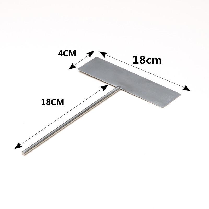 Non-Stick Pancake Griddle Set: Stainless Steel Scraper and Spatula Tools