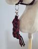Hobby Horse Rope Lead - Black and Plum