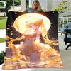 1pc Blanket Sailor Moon1 Print Design, Lightweight Blanket for Sofa, Bed- Soft &Warm, Gift for All Seasons Like Christmas, Halloween