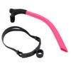 Swimming Breathing Tube with Strap Silicone Mouthpiece Adults Diving Front Training Snorkel for