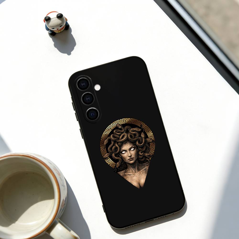 

Medusa Phone Case Soft black For Samsung Galaxy A73,A72,A71,A70,A53,A52,A51 Samsung a71 5g