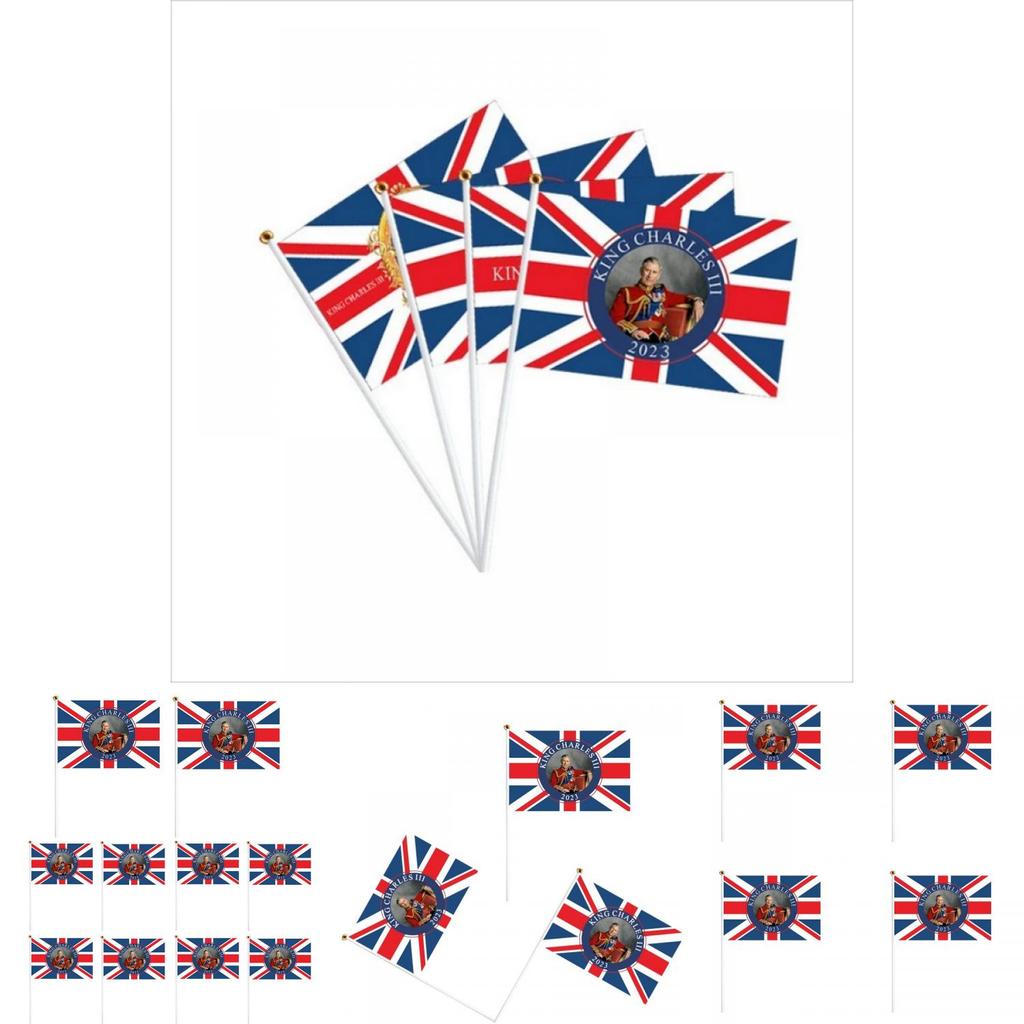 Digital Heat Transfer Printing Royal Flag Of King Charles Iii Durable And Sturdy