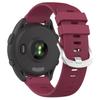 For Garmin Forerunner 265 Silicone Watch Band 22mm Cross Stripe Soft Sport Replacement Watch Strap
