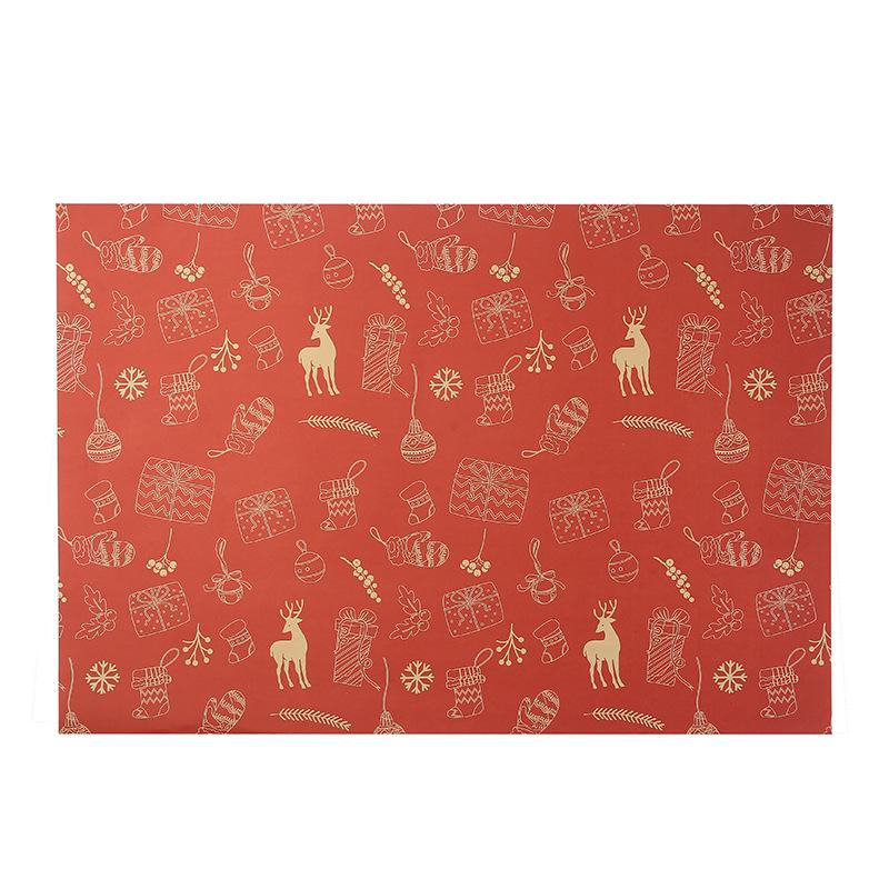 Large Christmas and Birthday Wrapping Paper Sheets and Gift Boxes - Thickened and Festive