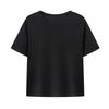 JD-made Women's Knitted Linen Blend Short Sleeve T-Shirt