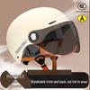 GUAIKEAI Unisex Breathable Commuter Half Helmet