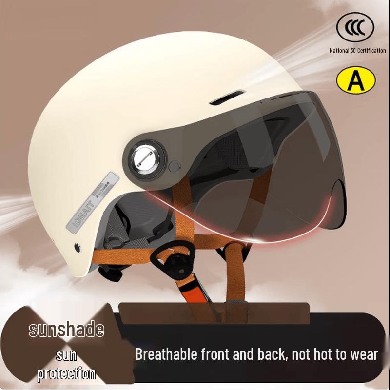 GUAIKEAI Unisex Breathable Commuter Half Helmet