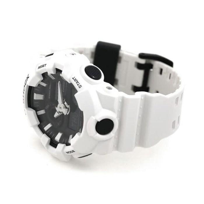[Casio] G-Shock Combination World Time Quartz Men's Watch GA-700-7ADR White/Black/Silver
