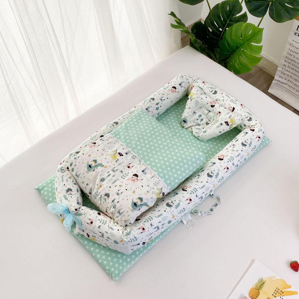 Portable Bionic Baby Crib: Removable, Washable, and Isolated Sleeping Bed for Newborns