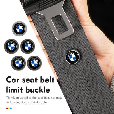 Car Seat Belt Spacing Limit Buckle Clip Stopper Anti-slip Button For BMW E90 E60 E46 E39 F30 F10 E87 X3 X4 X5 X1 G30 G20