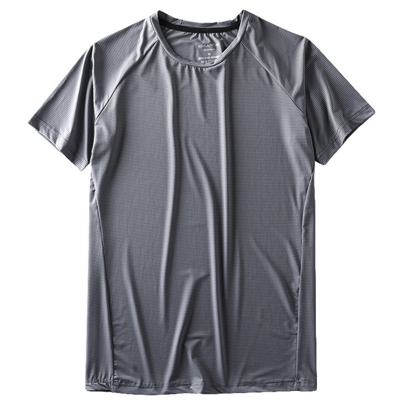 Tail Single Men's Cut Label Sports Ice Silk Quick-Drying Ice Feeling T-Shirt Men's Breathable Short Sleeve Export Original Single Half Sleeve Tops