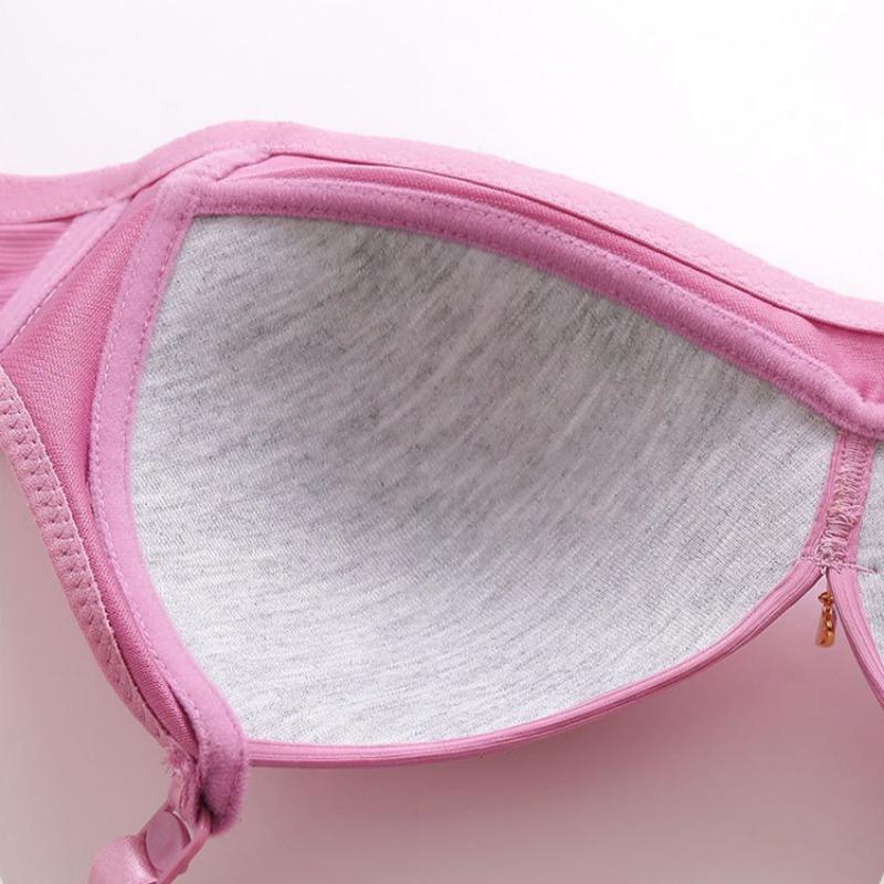 Large Size Full Cup Beautiful Back Adjustable Mother's Underwear Side Anti-sagging No-wire Bra