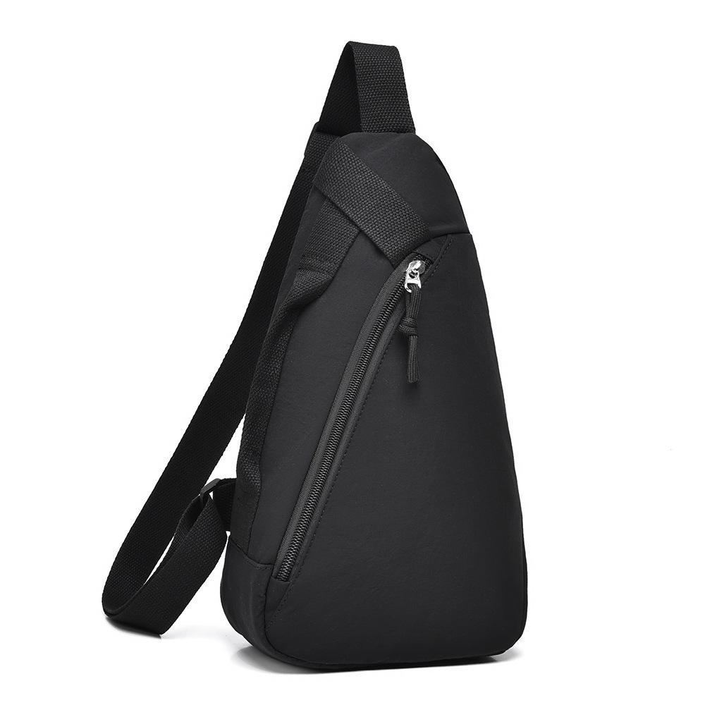 

Breast bag New shoulder bag Shopping travel cycling sports girls Solid color messenger mobile phone bag Commuter messenger bag чёрный