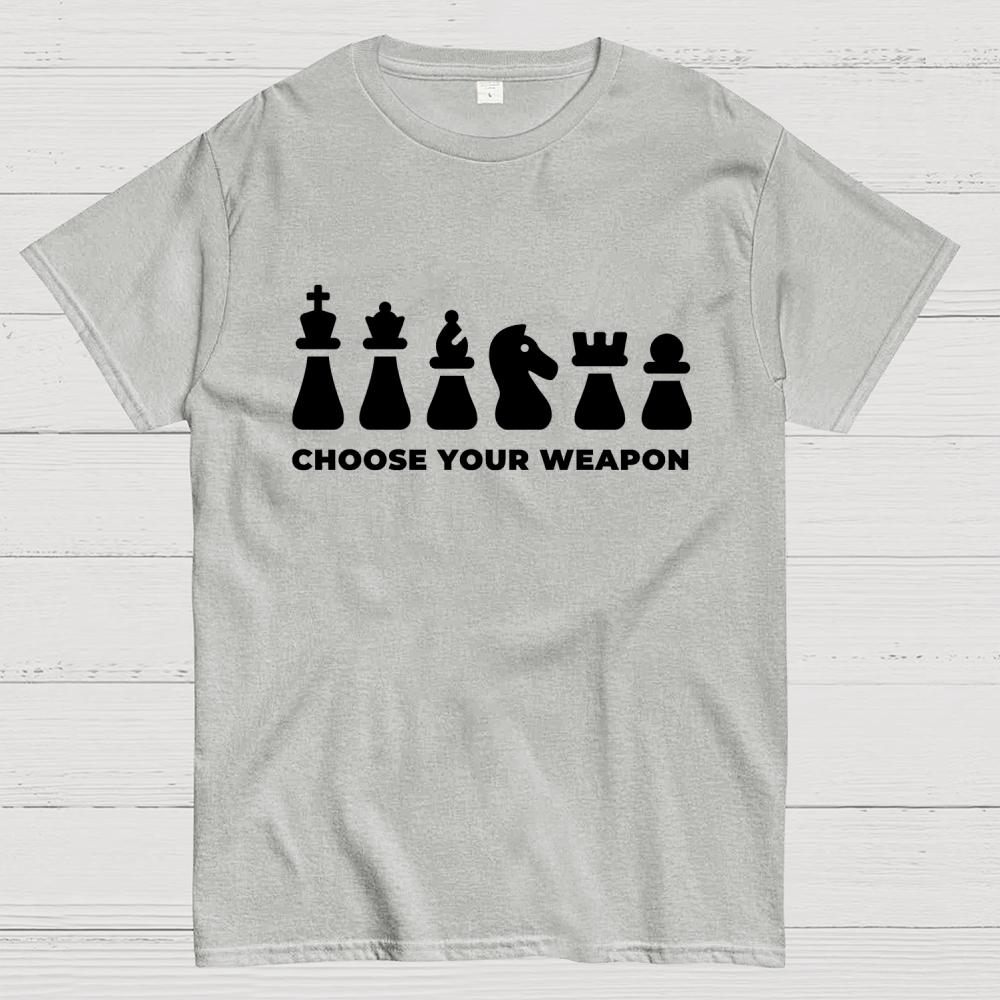 Choose Your Weapon Unisex Cotton Summer Casual Cool Loose T-Shirt