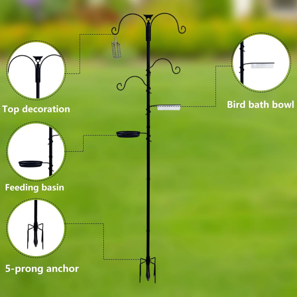 Hanging Bird Feeders, Iron Feeders Suitable For Courtyard Gardens