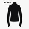 MO&Co. Women's Turtleneck Slim Fit Top