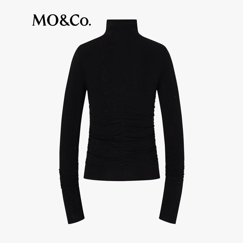 MO&Co. Women's Turtleneck Slim Fit Top