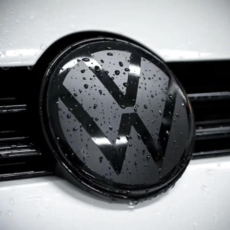 For Volkswagen BHub Caps 1Set Car Front Radiator Grille Logo Sticker Rear Trunk Lid Badge Cover For Volkswagen VW Tiguan 2017 2018 2019 2020 202