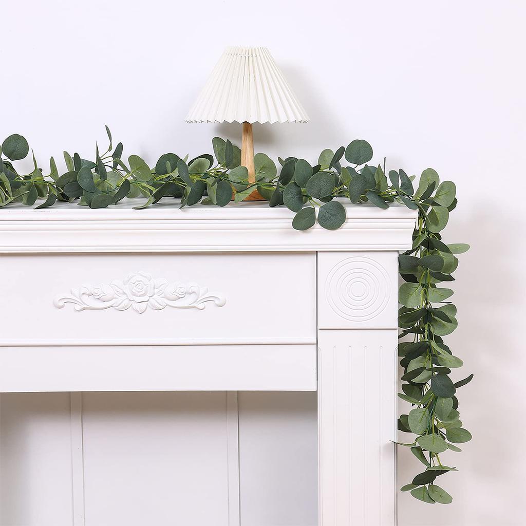 1 PCS Artificial Eucalyptus Garland, Wedding Background, Indoor And Outdoor Arch Wall Decoration Artificial Vines Decoration
