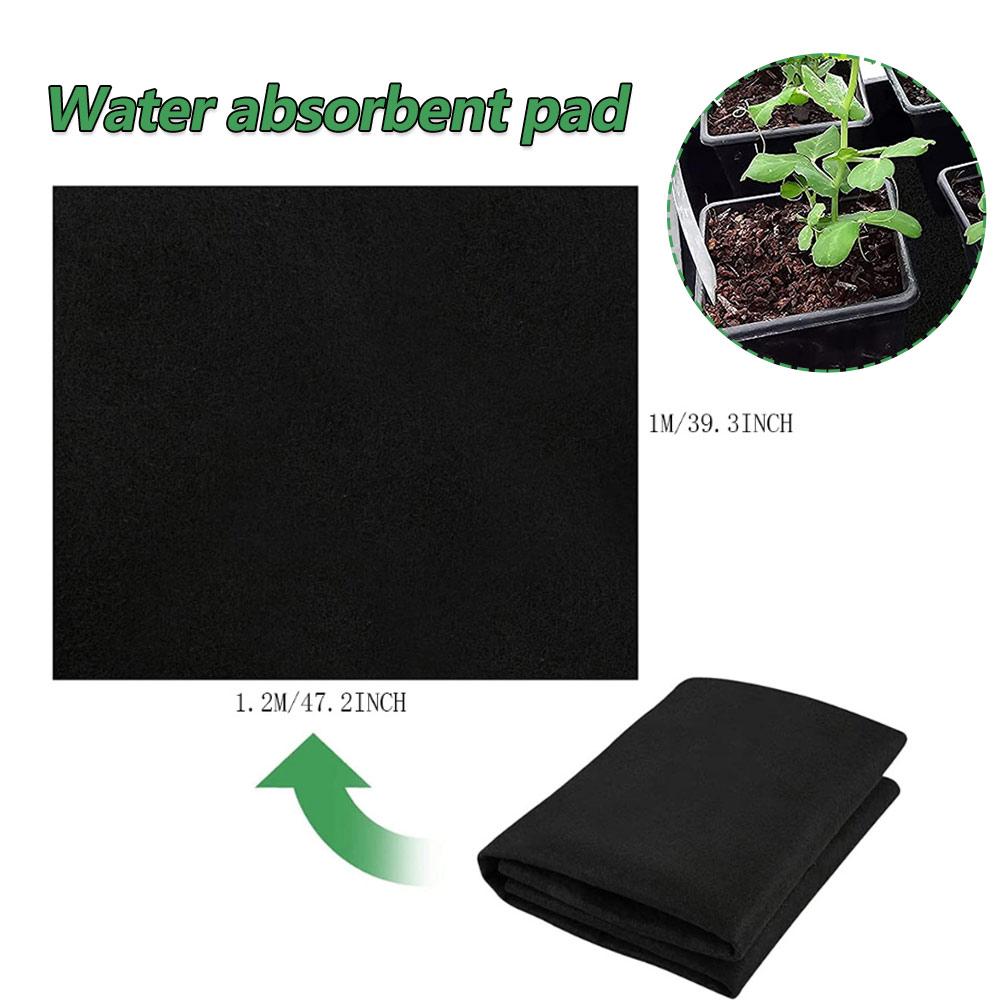 Watering Capillary Mat Reusable Automatic Plant Watering Mat Breathable Garden Supplies Basket Liner for Greenhouse Hydroponics