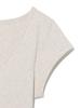 GLOWNY G Deep Scoop Tee (Oatmeal)