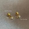 S925 Sterling Silver Star-Lotus Bow Cartilage Earrings