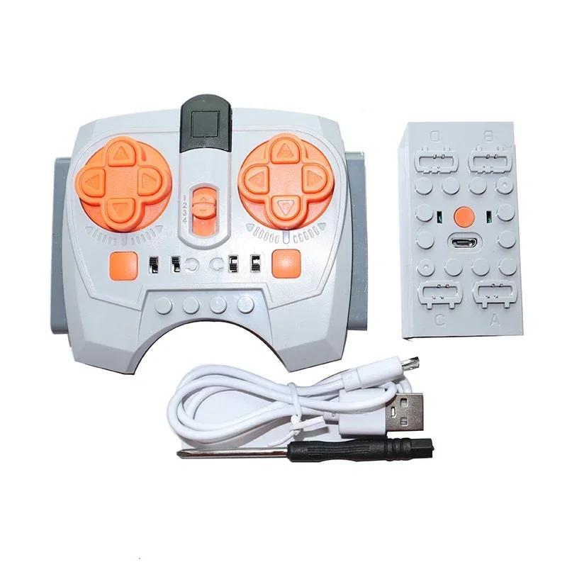 NEW Speed Remote Control Building Blocks Rechargeable Bluetooth Lithium Battery Box Electric Motor Suitable for IOS and Android