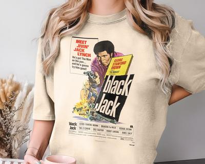 Black Jack V1 Natural T Shirt Movie Poster Retro Vintage Cotton Men's Women's Gift Present
