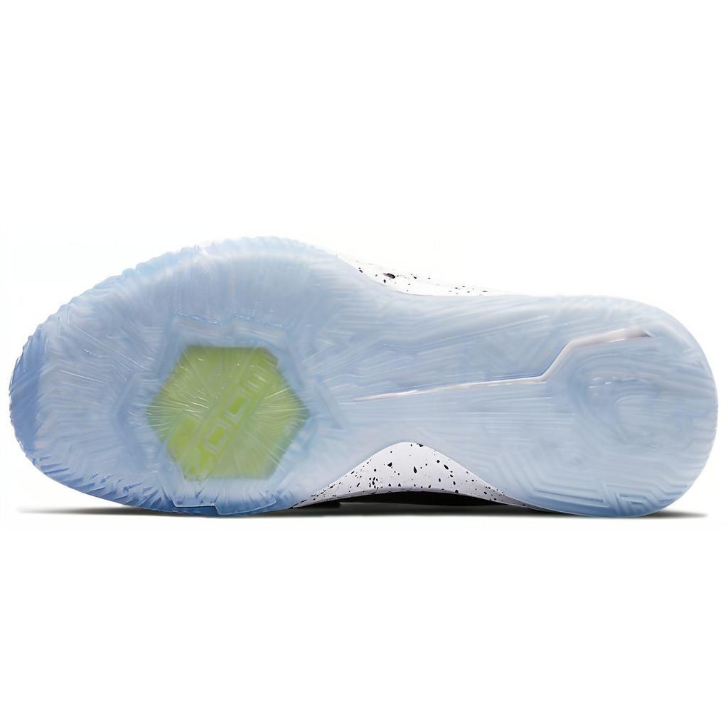 Nike Slip Resistant Cushioning Abrasion Resistant Low top Basketball Shoes Black White Unisex CK0787-001