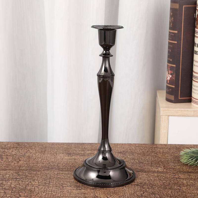 Elegant European Candlestick for Weddings, Candlelight Dinners, and Home Decor