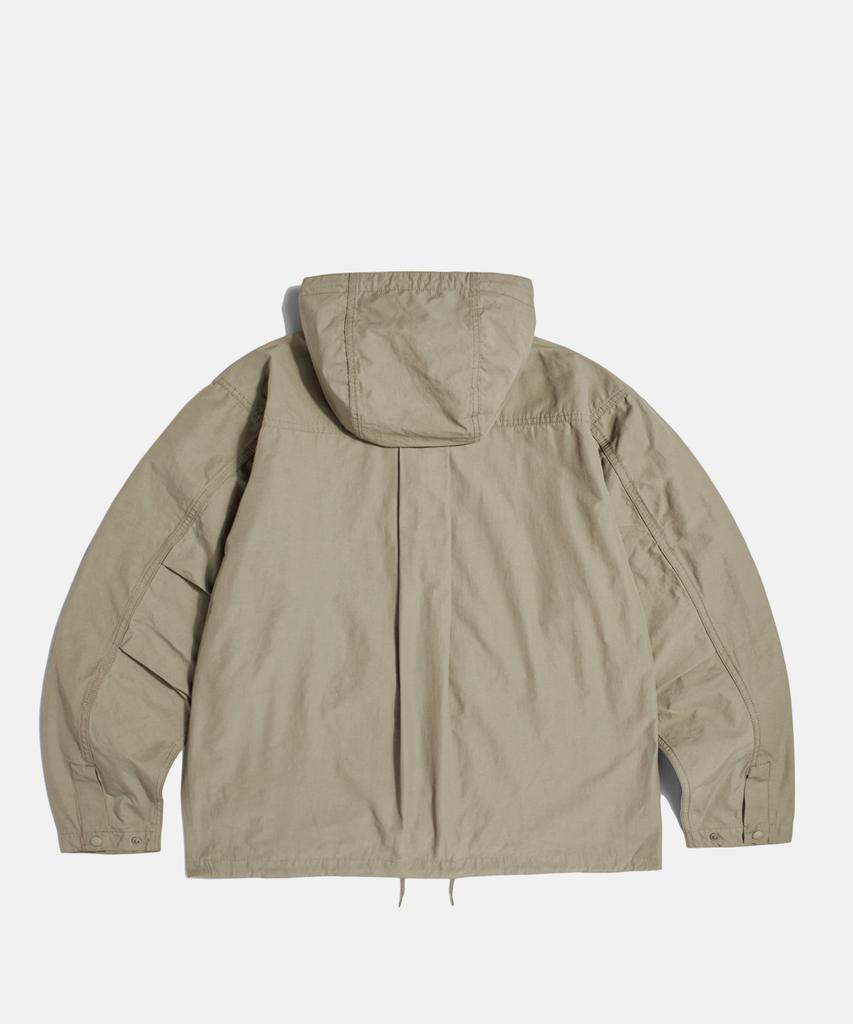 Espionage Traveler Hooded Jacket Dark Beige