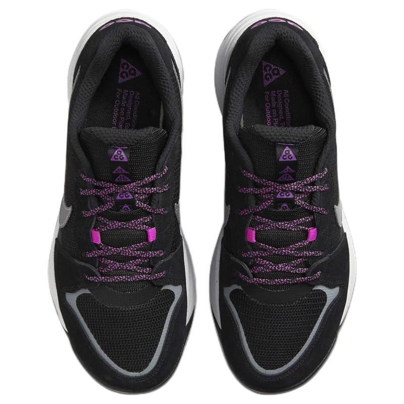 Nike Acg Lowcate Black Cool Grey Hyper Violet Sneakers Casual Shoes DM8019-002