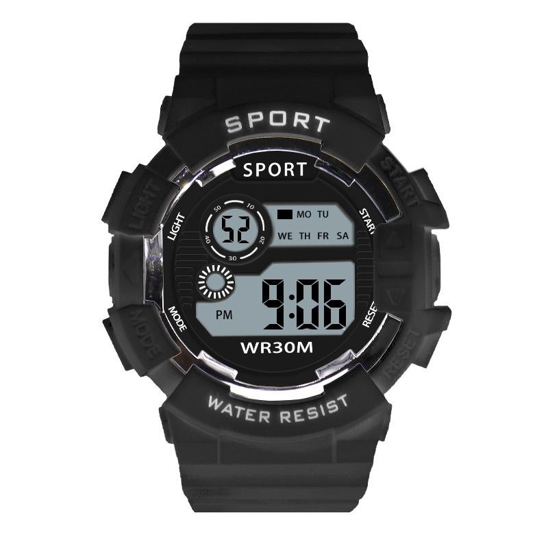 

Модные детские часы Светящиеся Водонепроницаемые Спортивные Цифровые часы Будильник Часы Мальчики Девочки Студенческие Умные Электронные часы Подарок