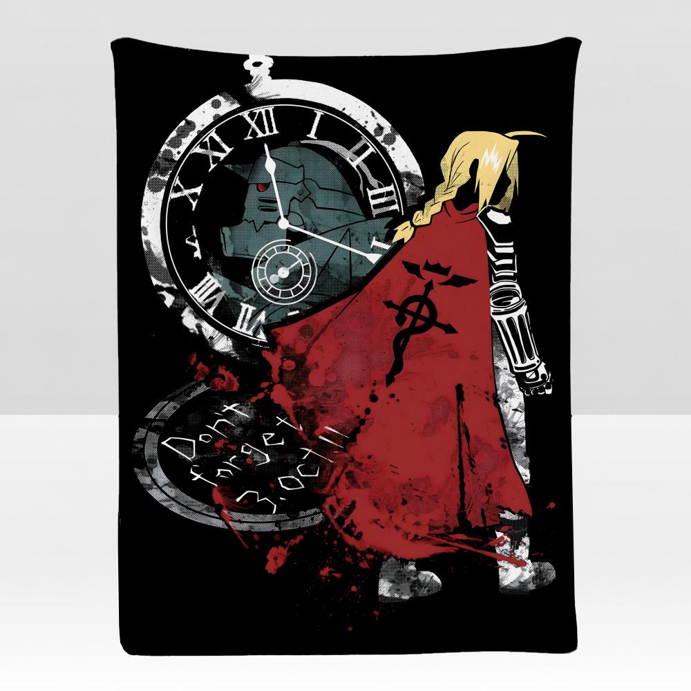 Anime FFullmetal AAlchemist Throw Soft Flannel Blanket for Bed Bedroom Sofa Picnic Throw Skinfriendly Breathable Gift Cover