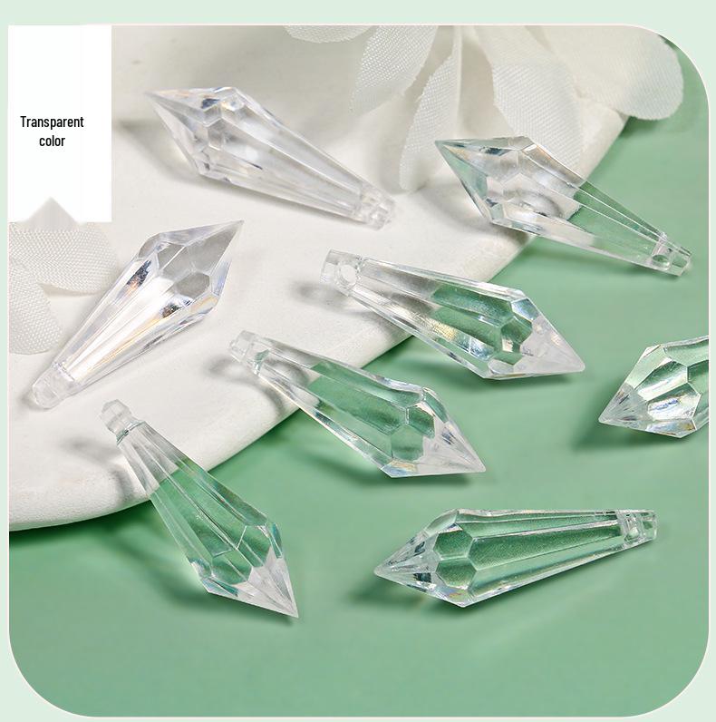Acrylic Crystal Bead Pendant - Decorative Hanging Ornament for DIY Curtains