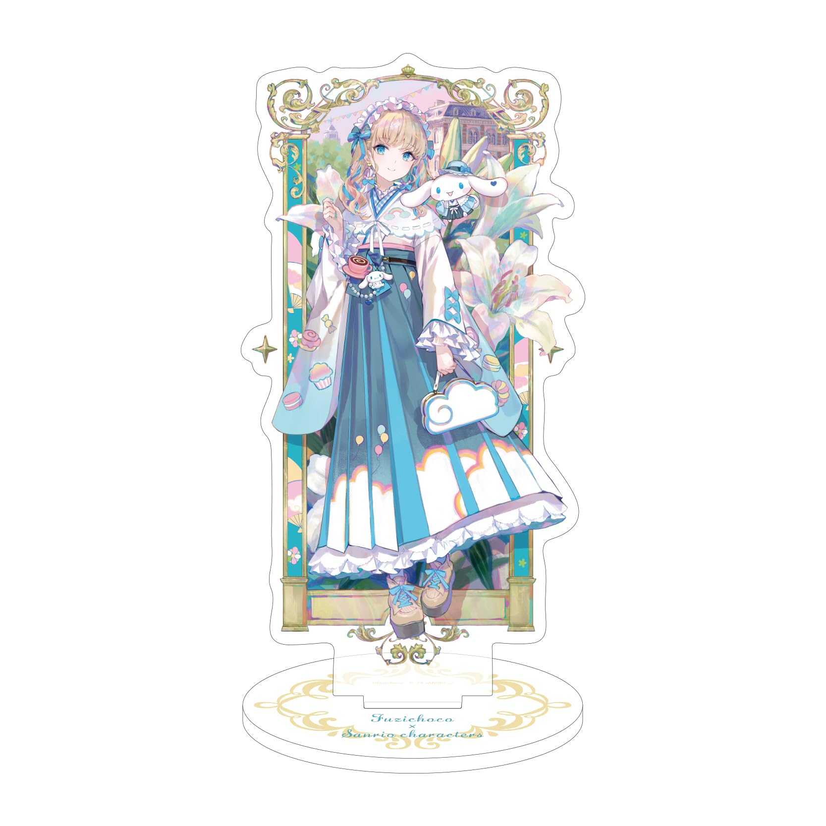 

Fujichoco x Sanrio Characters 04 Cinnamoroll ver. [Collaboration Illustration] Acrylic Stand