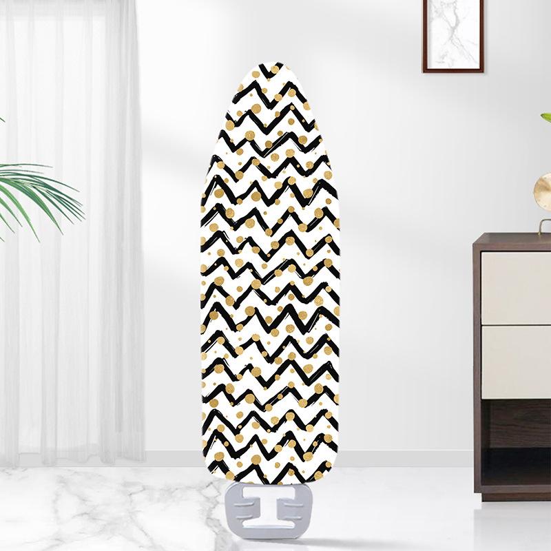 Protective Skin Ironing Board Cover Heat Resistant Marbling Printed Ironing Plate Guard Protector Home Hotel Laundry Accessories