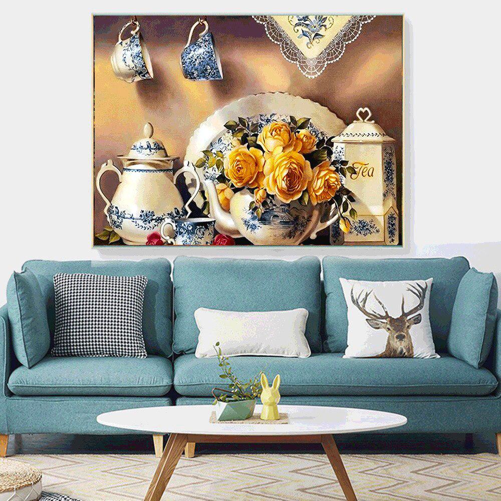 5d Diamond Painting Arrivals Flower Picture of Rhinestones Diamantové vyšívání sad křížového stehu