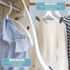 Premium-100X Plastic Hanger Clips For Baby Clothes, Strong Plastic Clips For Hangers, Multi-Purpose Hanger Clips