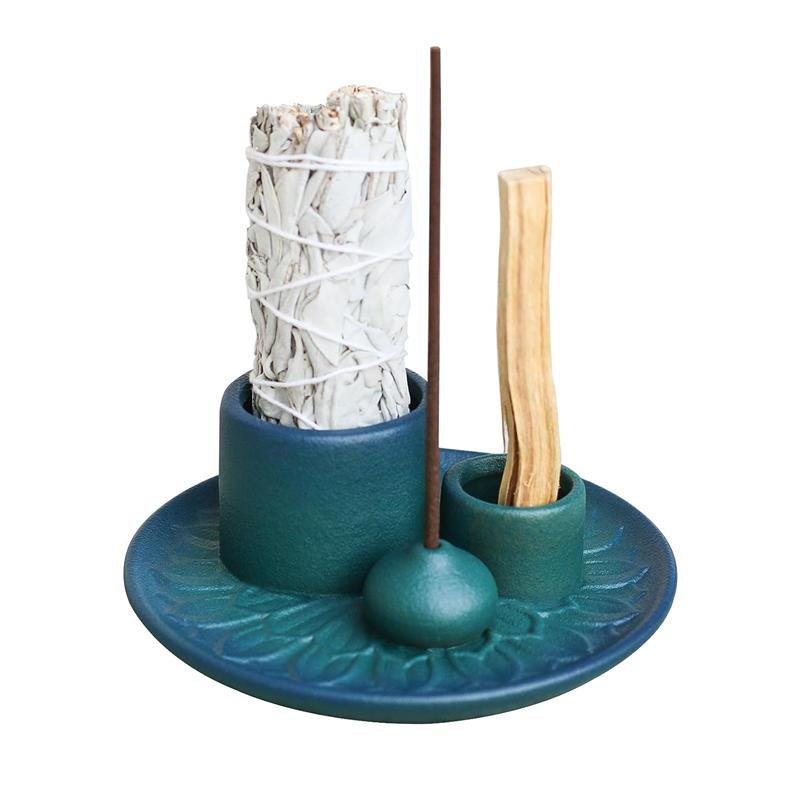 M-Modern-Sticks Holder Incense Stick Holder For Incense Sticks, Sage Holder For Burning, Ash Catcher Tray