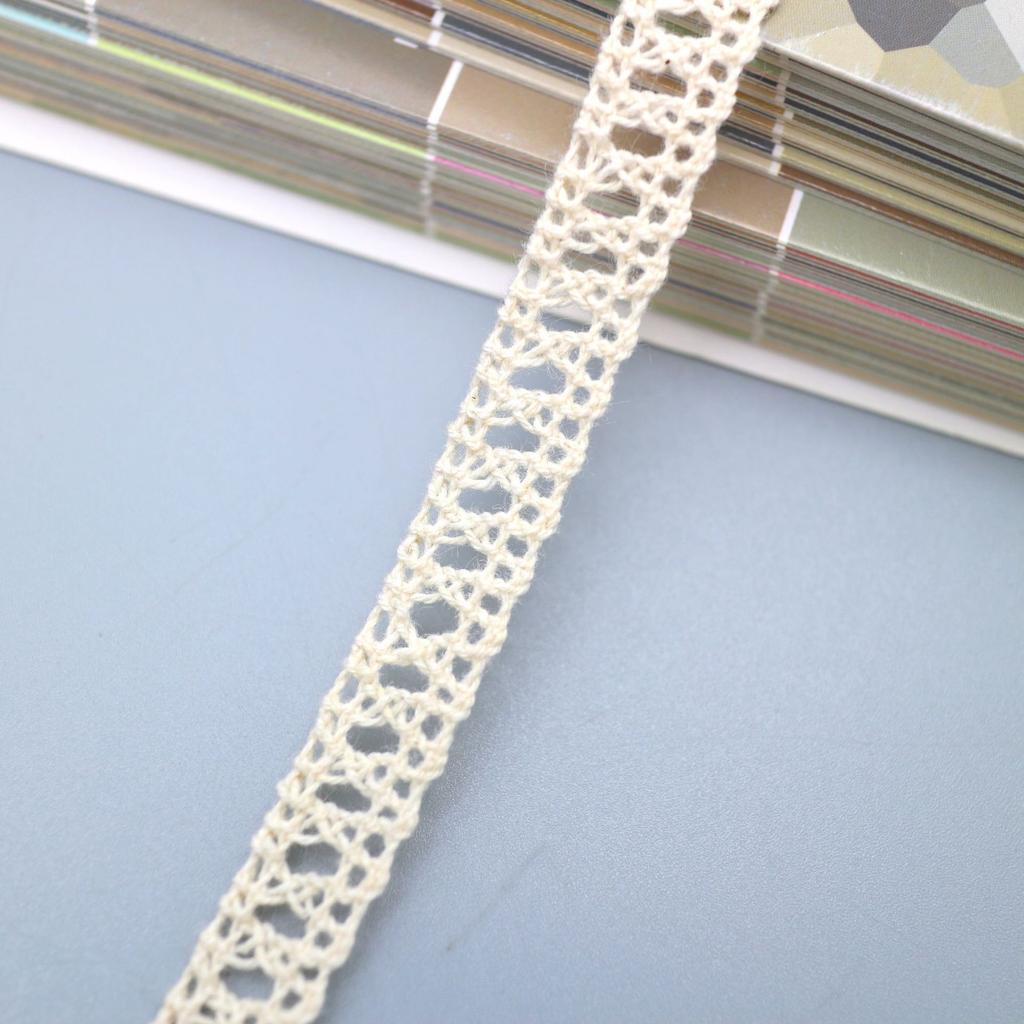 Stairs Hollow Cotton Thread Lace Handmade Diy Decorative Lace Belt Clothing Clothes Tablecloth Curtain Lace Accessories