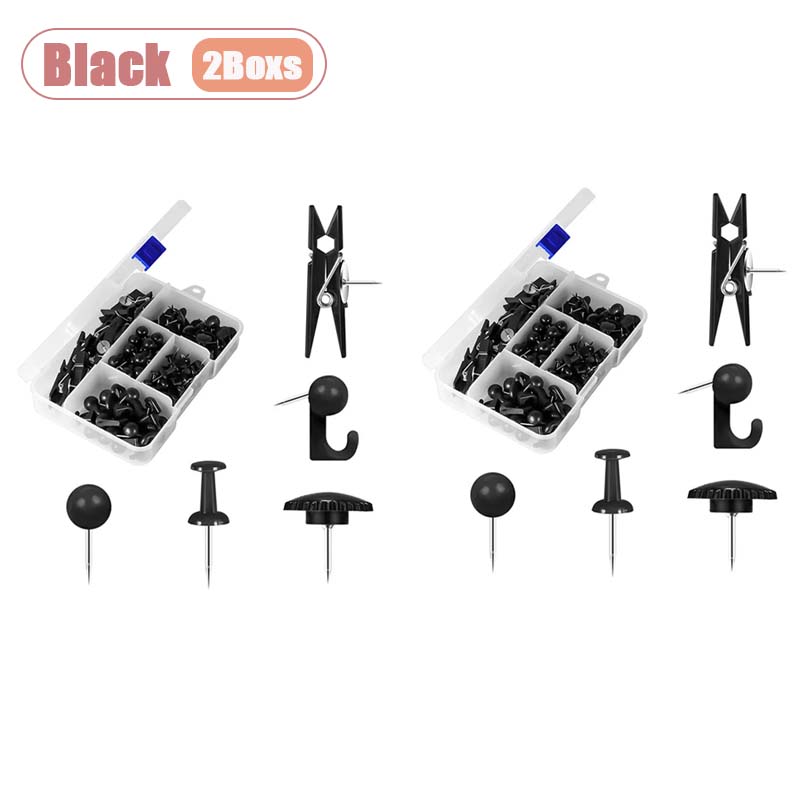Multifunctional Pin Clip Set Creative Decorative Thumbtacks for Cork Board Map Photo Combination Home DIY Craft Supplies