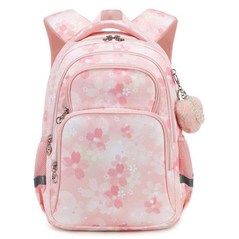 3-Piece School Backpack Set Spine Protection Ergonomic Waterproof Bookbag with Lunch Bag Pencil Case for Grades 3-6